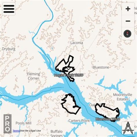 Wildlife Management Areas, Virginia | hunting Topo Maps