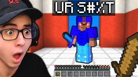 I Fought The Most TOXIC Player In Minecraft Bedwars YouTube