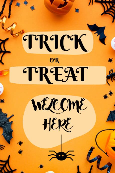 Trick Or Treat Template Postermywall