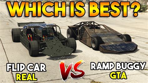 GTA 5 VS REAL RAMP BUGGY VS FLIP CAR WHICH IS BEST YouTube