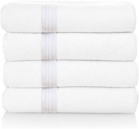 Amazon Brizza Flume Home Collection 4 Piece Bath Towel Set For