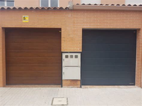 Puerta Seccional Hormann Decograin Golden Oak Y Woodgrain Lpu