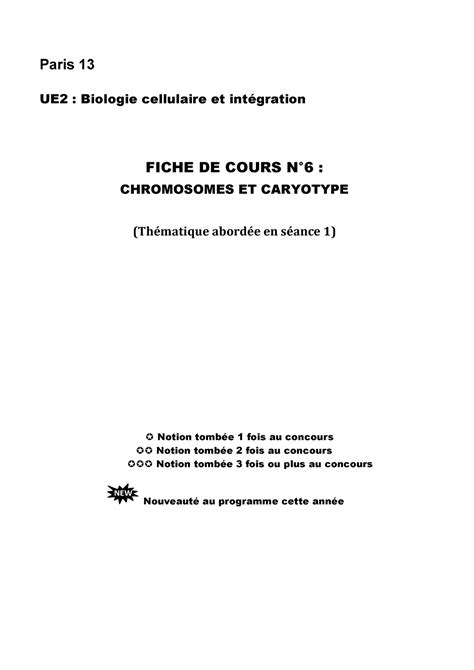 FC6 biocell UE2 Paris 13 UE2 Biologie cellulaire et intégration