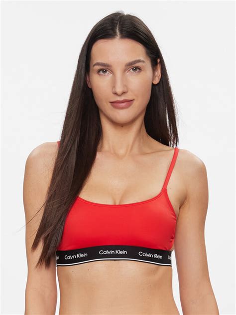 Calvin Klein Swimwear Bikini Oberteil Kw Kw Rot Modivo De