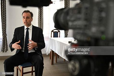 David Pressman, US Ambassador to Hungary is interviewed in... News Photo - Getty Images