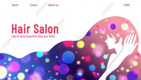 Hair Salon Beauty Color Light Effect Banner Template Download On Pngtree