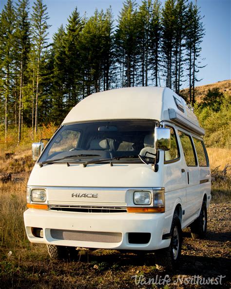 1994 TOYOTA Hiace HiTop 4wd Camper Van Vanlife Northwest