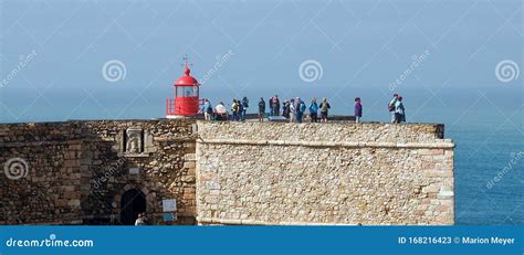 Lighthouse in Nazare in Portugal Editorial Stock Photo - Image of ...