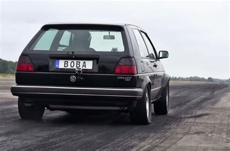 Volkswagen Golf Mk2 Sets DSG AWD World Record 1 4 Mile Video