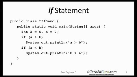 Java Beginner 5 Making Decisions If Select Case Youtube