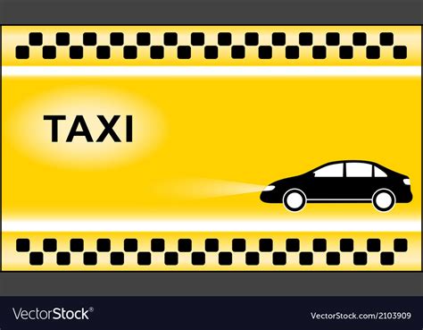 Taxi Background With Cab Symbols Light Royalty Free Vector