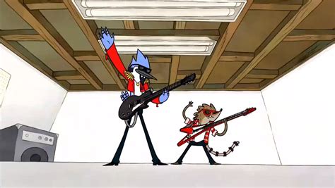 Mordecai And Rigby Band Regular Show Regular