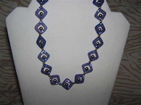 Purple Diamond Necklace