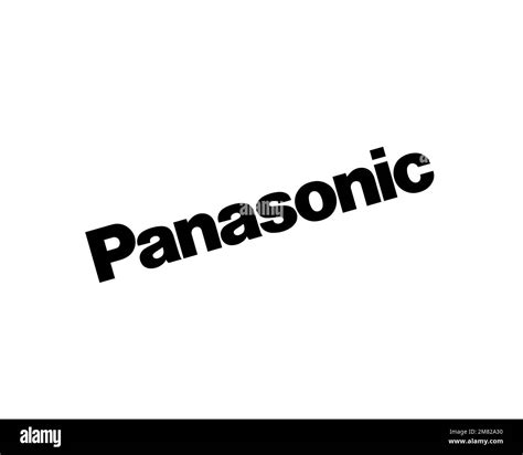 Panasonic Rotated Logo White Background Stock Photo Alamy