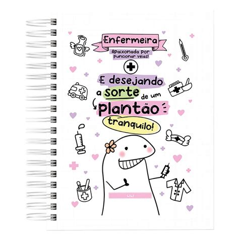 Agenda De Atendimentos Enfermeira Flork Maisdimari Papelaria