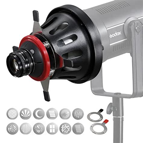 Soonpho Bowens Mount Conical Snoot Kit With Mm Lens Optical Spotlight