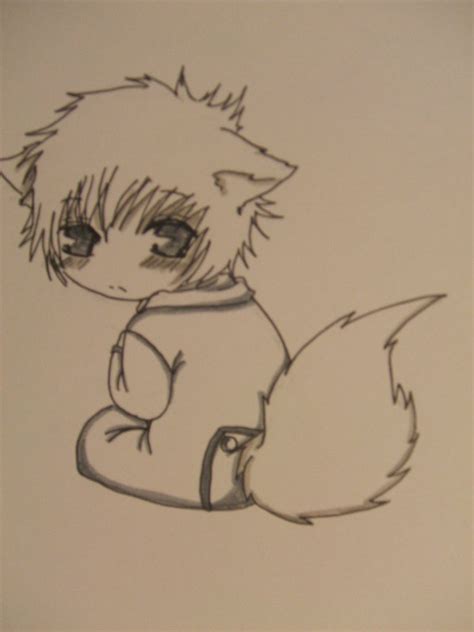 Baby Wolf Drawing at GetDrawings | Free download