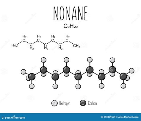 Nonane Structural Formula