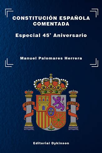 Libro Constitución Española Comentada 9788410704022 Palomares