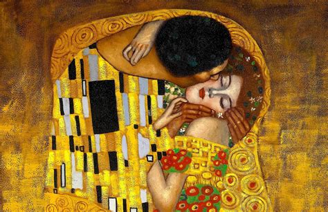 The Kiss By Gustav Klimt Wallpaper Mural Hovia Gustav Klimt