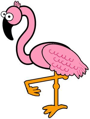 How To Draw Cartoon Pink Flamingos In Easy Steps Lesson How To Draw