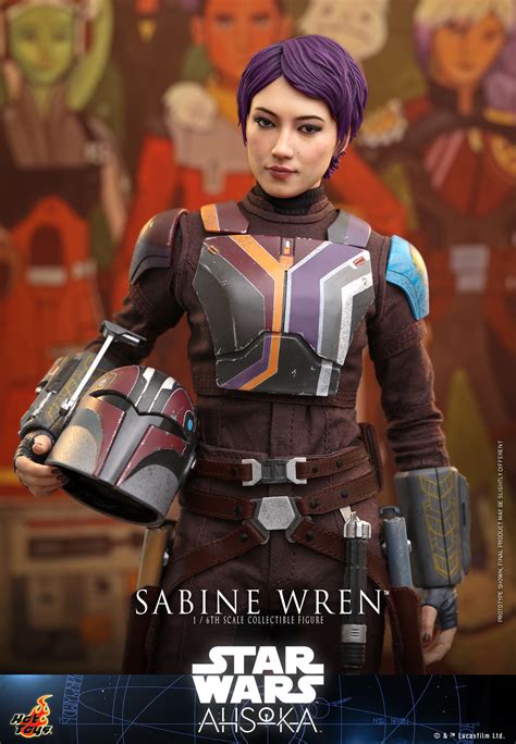 Star Wars Sabine Wren Gets The Hot Toys Treatment Comes With Her Own Loth Cat Accessory Gamespot