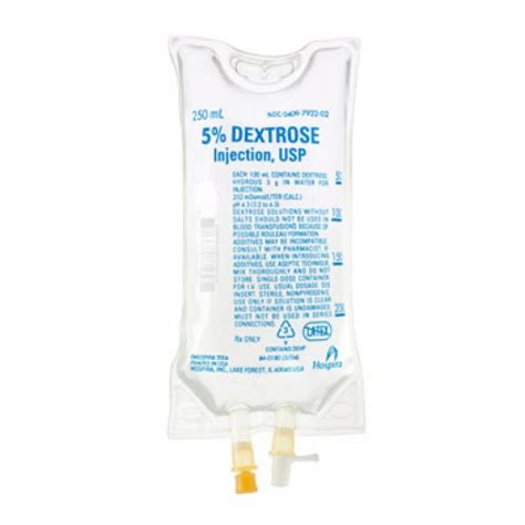 Guide To Intravenous Fluids 5 Dextrose In Water D5w Stepwards