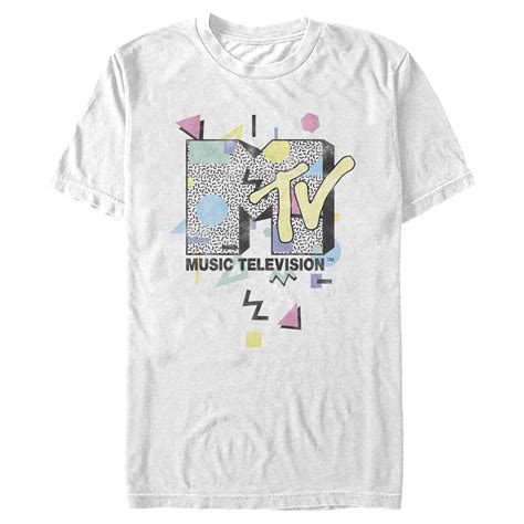 Mtv Mens Mtv Retro Pop Logo T Shirt