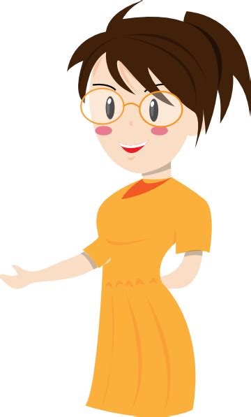 Cartoon Girl Woman Cartoon Clip Art At Vector Clip Art Png Clipartix