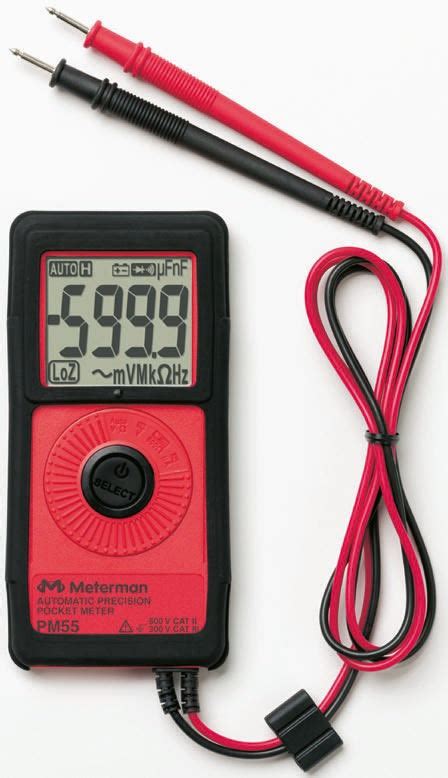 Wavetek Meterman Pm Handheld Lcd Digital Multimeter Ma Ac Max Ma