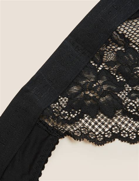 Siyah Dantel Detayl Bikini K Lot T J Marks Spencer