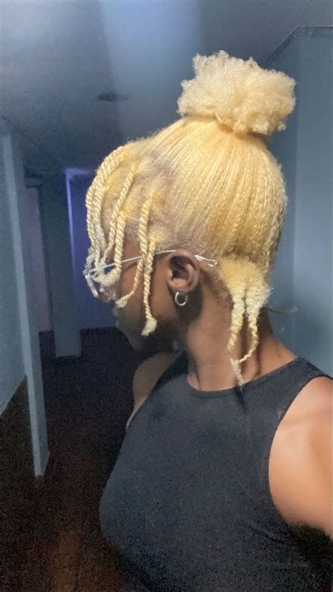 Bleach Blonde 4c Hair Blonde Natural Hair Hair Tint Bleaching Black Hair