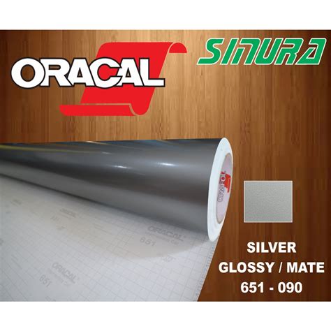 Jual Sticker Oracal Silver Grey Glossy Matte Shopee Indonesia