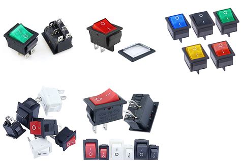 China Kcd Red Electrical Rocker Switch Suppliers Manufacturers