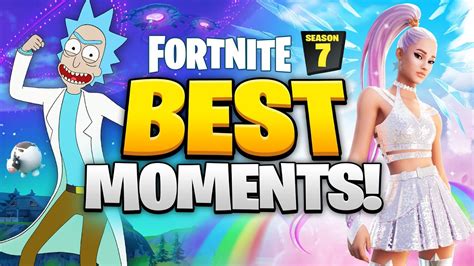 25 Best Fortnite Season 7 Moments Youtube