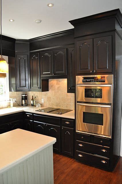 Extra Paint On The Soffits And Add Crown Molding Above The Cabinets