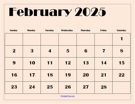 February 2025 Colorful Calendar Printable Anthony Daniels