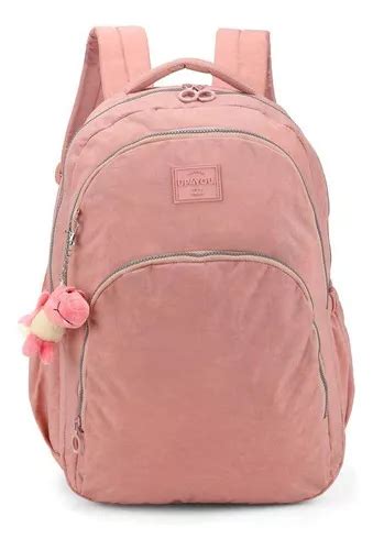 Morral Con Asa Luxcel Barbie Mochila De Costas Laptop Up4you Nude Color