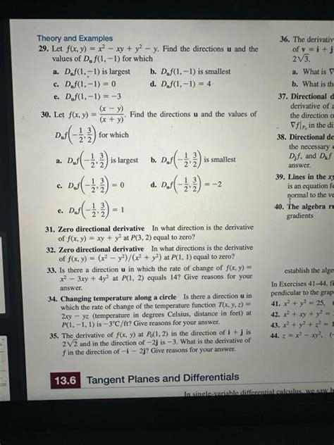 Solved Theory And Examples 29 Let F X Y X2−xy Y2−y Find