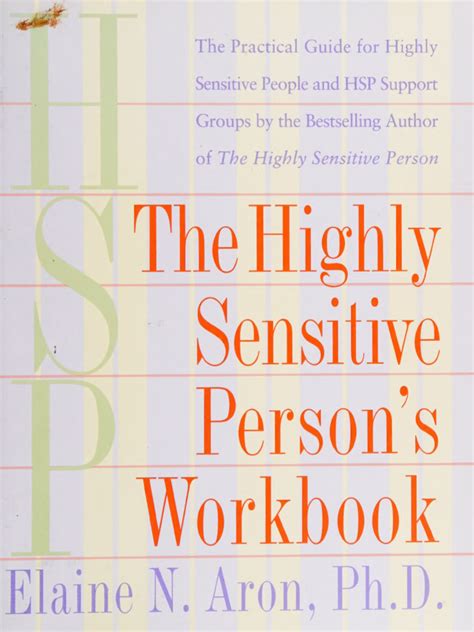 The Highly Sensitive Persons Workbook