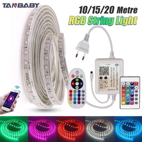 Ceiling Covelight 10/15/20M RGB led Strip Light Living Room Decor ...