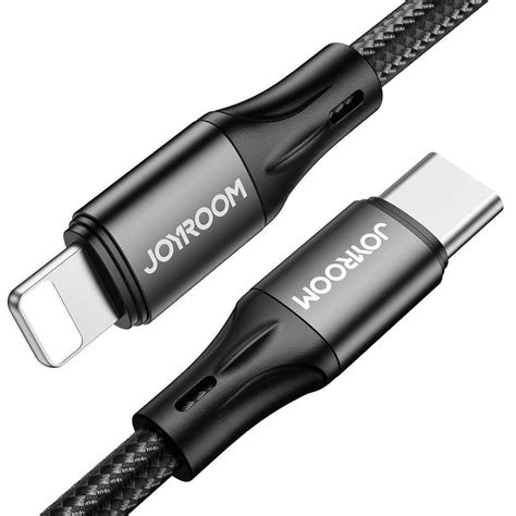 Joyroom N Pd W Cable Type C To Lightning Fast Charging Black