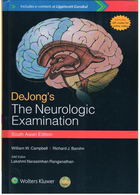 Dejongs The Neurologic Examination Th South Asia Edition Mehul Traders