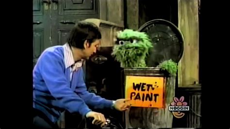 Vintage Sesame Street Oscar Paints Episode 0158 1970 Youtube