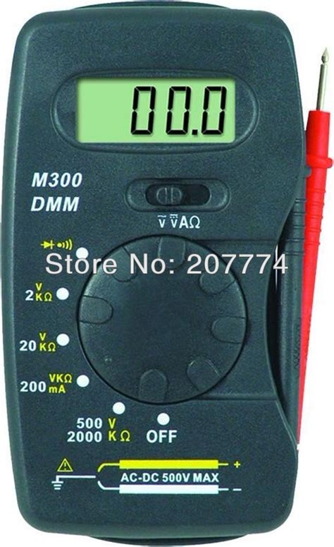 Купить M300 dmm карманные мини цифровой мультиметр зуммер функция lcd ...
