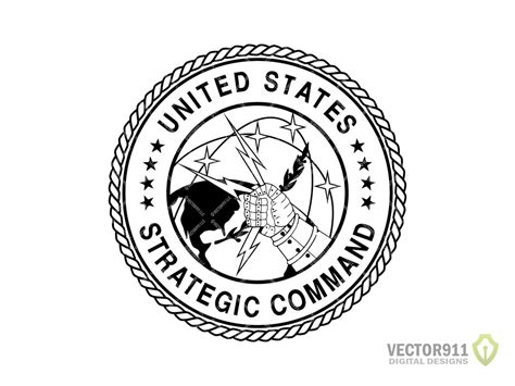 United States Strategic Command Logo Seal Digital Vector .ai - Etsy