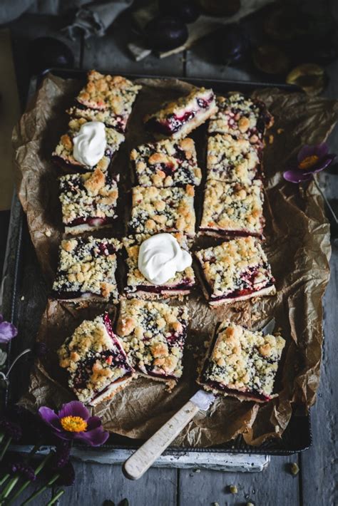 Unser Bestes Zwetschgenkuchen Vom Blech Mit M Rbeteig Und Vielen Streuseln