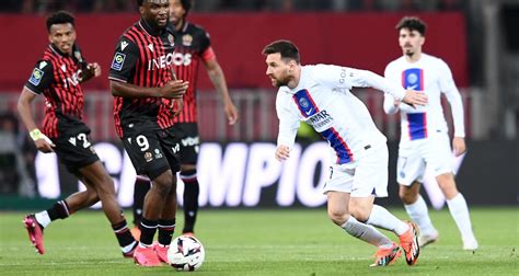 OGC Nice PSG en direct Paris renoue avec la victoire à Nice