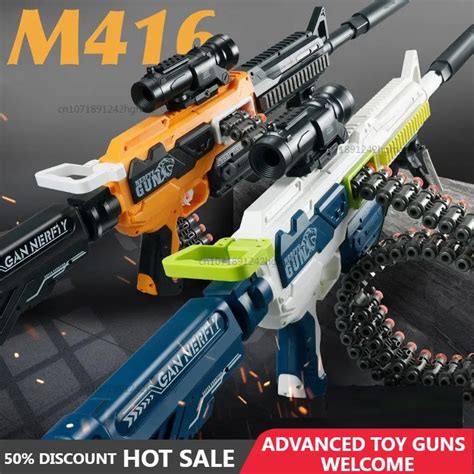 Toy Gun Rifle Sniper Electric M Dart Blaster Airsoft Weapon Armas