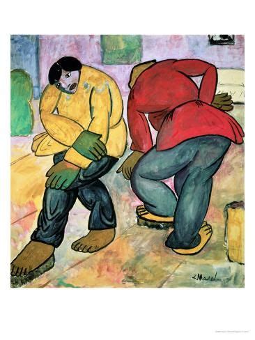 The Floor Polishers 1911 Giclee Print Kasimir Malevich Art